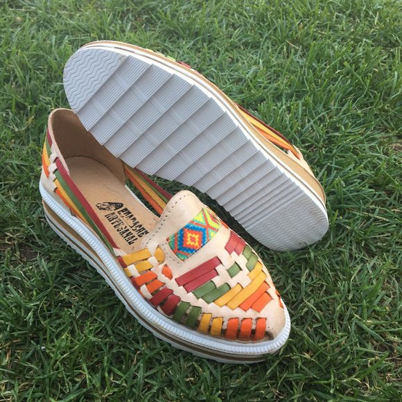 Handmade Shoes - Ladies Closed Toe Authentic Mexican Leather Sandal